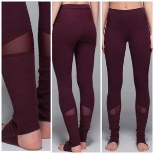 Lululemon Devi yoga pant 🍋 stir up legging mesh 6